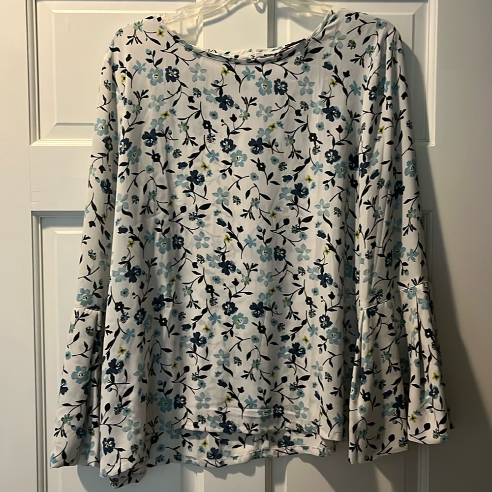 Loft size Medium Floral Blouse